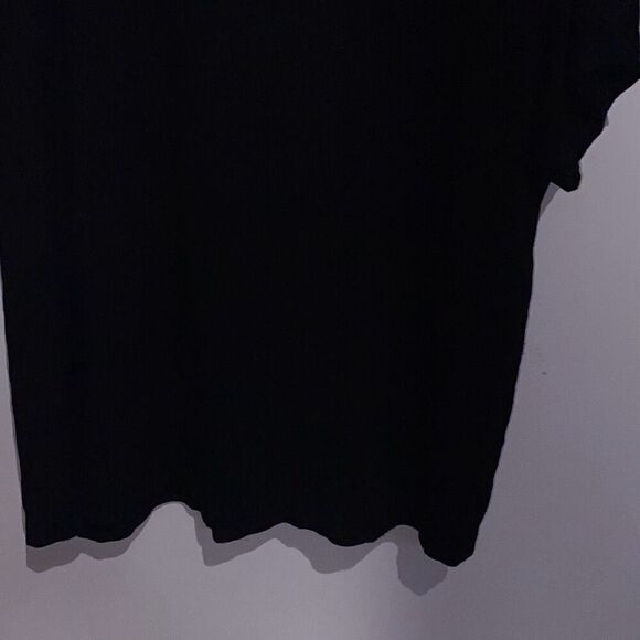 Philosophy Women's Black Studded Crew Neck Cold Shoulder Blouse Size 2X - Picture 6 of 7